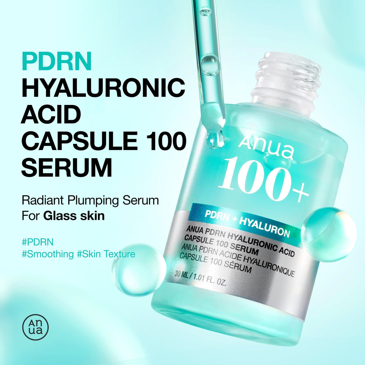 ANUA PDRN Hyaluronic Acid Capsule 100 Serum – 30 ml