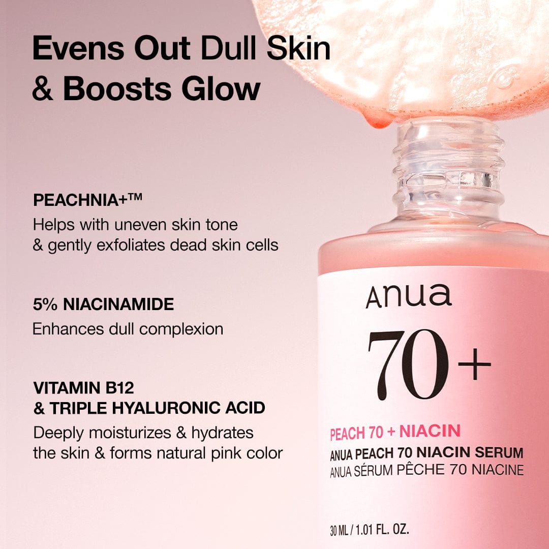 ANUA Peach 70% Niacinamide Serum – 30 ml